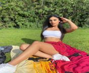 NRP British Pakistani Beauty in Red Skirt from booby pakistani lady in red lacha mujra