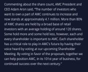 AMC retail investors 4.1 million and own over 80%! 4.1 million and average 120 equals 492 million shares for retail investors! Bullish AF! ? ? ? from farfataa million