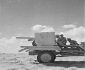 New Zealand anti-tank gunners from 7 Anti-tank Regiment at El Alamein, Egypt, during World War 2. Shows three unidentified men, and a 6 pounder gun, on the back of a truck. Photograph taken by M D Elias circa October 1942. from indian new sexy anti sex pr