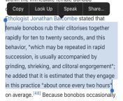 From wikipedia bonobo sociosexual behavior i learned about nonstop primape lesbian sex from bonobo fabricia faritas