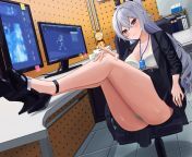 Office Lady Bronya (AIRCELLING) [Honkai Impact 3rd] from 0404 【r18 mmd】honkai impact 3rd 崩坏三 apho bronya at office with other valkyrie