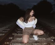 Babe on the tracks in the dark from on the tracks