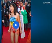 VIDEO [https://ru.euronews.com/video/2022/05/21/cannes-rape-protest] :: obviously I give this gal credit for protesting, but I can&#39;t help but notice the guy&#39;s reaction in the background versus that of his partner... from fex video