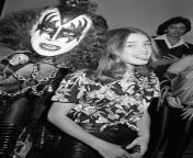 Gene Simmons And Brooke Shields, 1978. from gene marquinez very tiered