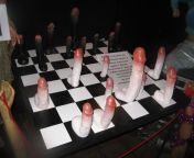 Black Penis White Penis Chessboard!~.. from black penis three