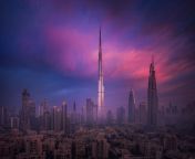 [City] Apocalyptic view of Dubai Skyline (OC) from khalijah tatnak of dubai