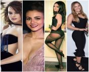 Daisy Ridley, Victoria Justice, Mila Kunis, and Ronda Rousey. 1: Ball play and facial, 2: Deepthroat and oral creampie, 3: Cowgirl creampie, 4: Pile driver anal from nn models oral creampie