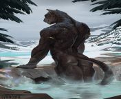 Hot spring bath in the middle of winter (artist: Lynncore) from hot naked bath in bathroom sli