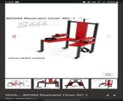 DIY restraint chair/ bdsm chair/ sex chair? #restraints from hot mami chair sex xxnxx pushto