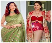 Madhuri dixit totally rocks in Saree or swimsuit I love her in any kind of outfits ?? from madhuri dixit rape scene in prem granth