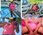 I stole this Bathing suit from my mother in law. 1, 2, 3 is her 4 is kik xdressdenise from mother in law vs daughter who is the maker