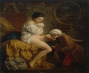 Pierre SubleyrasScene from La Fontaine&#39;s Fable (early 1730s) [1535x1920] from ana obregon naked threesome scene from la mirada del otro mp4