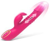 19% off &#36;29.99 Tenufy Thrusting Rabbit Dildo Vibrator with Moving Ring G Spot Clitoral Vibrator Massager, 3 Thrusting &amp; 10 Vibrating Patterns &amp; 10 Rabbit Stimulations, Adult Sex Toys for Women from hindi adult sex movie hot