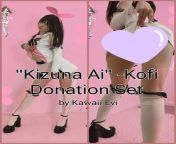 Kizuna Ai little Set now available on my Patreon too from lenore boudoir photos now available on my patreon 3610 constellation tier for 43 photos minutes of lewd videos