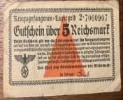 [German &amp;gt; English] What does this WWII-era slip of paper say? (marked as NSFW because of swastika) from english gass paper