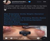Check out my full nipple play video over at my fansly click the link? from view full screen leicht perlig topless nipple play video leaked mp4