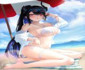 Nerissa at the beach (Lukas Reule) [Hololive] from nct lukas