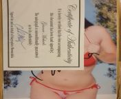 Yay, it&#39;s here! I just bought this signed photo of my porn idol Gianna Michaels. Such a Gooner bitch moment, I know. But this icon played a major role in my transformation into a whore. So I&#39;m nerding out right now. I&#39;m going to edge my pussyfrom my porn snap photo g
