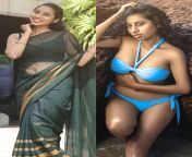 Anjana Mohan Saree vs Bikini from anjana sig