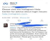 Reach out to Meta/Facebook on Instagram for account issues. They seem to be responsive... from granny naked on instagram
