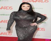 Angela White at AVN Awards 2024 Red Carpet from interview at avn awards porn video download
