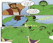 &#123;comic&#125; Oral Vore Comic done for a Twitter client [M/M] (Art by me @sketch_andrew on Twitter) from twitter سكس و