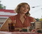 Mommy Elizabeth Olsen is smiling because she knows if she places her foot on my crotch under the table I&#39;ll very embarrassingly cum in my pants. from httpsi swallow cum in