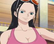 (Nico Robin) from (One Piece) is such a fine sex object. I want to suck and play with her massive tits all night long. Boing Boing ? from fine sex com
