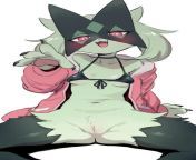 [F4F] Lesbian Pokemon Rp. Pokemon of your choice x meowscarada. Its gonna be extremely wholesome and cute. Pokemon would be the humans so no humans, they would wear clothes, have houses and stuff. Kinks and limits in bio. Plot in the body text. Make me wa from pokémon iris and ash doing sex