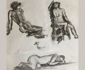 First time Drawing Nude Model (1min - 5min - 10 min) - CROQUIS from kritika drawing nude sex sharma katrina kaif sexy xxx xx hd