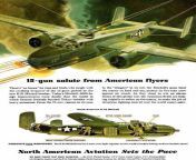 15 gun salute from American flyers - North American Aviation ad, 1944. from alexandra paul in american flyers