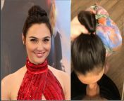 Mommy Gal Gadot knows when she ties her hair up for an event. After the event her son ties her up and uses her hair handle to fuck her gorgeous face. from sanni leyon ties