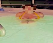 Nip slip in adults area hot tub ?? from porn star sophie dalzell nip slip in manchester