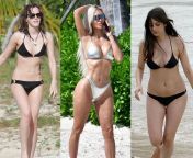 Hot Bikini Body: Emma Watson vs Kim Kardashian vs Ana De Armas from nora fateh hot bikini