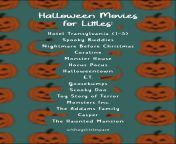 Halloween movie list! What did I miss? from movie list