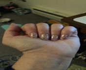 Fake nails while they grow out after a bad breakage from nails nayman