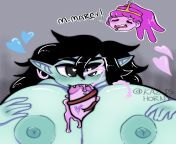More Bubbleline breast expansion from me~ This time Marceline gets the big tits ? (@Kazishorny on Twitter) from big breast expansion