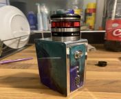 Just finished my latest mod, it’s an spwm v3 with a 2800mah 4s lipo. I made matching panels and drip tip to go with it. Got the Voltrove 38v2 on top (awesome tank) from 购买twitter关注▇联系飞机@btcq2▌۵⅛♁•spwm