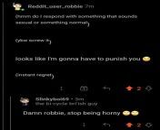 ROBBIE WAS BEING HORNY, I REPEAT ROBBIE WAS BEING HORNY from truboy robbie