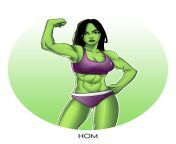 She Hulk, latest in my series of Marvel Gals Illustrations. from cartoon she hulk fucking xxx