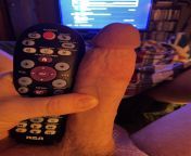 Watch TV or play with my big ginger dick? from watch shy neighbor play with my dick