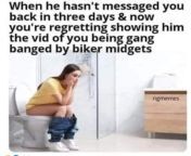 Regret from cuck regret