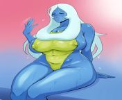 Blue Diamond loves the pool! (artist unknown) from blue diamond steven universe sex