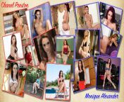A new Collage Chanel Preston and Monique Alexander from a day with chanel preston