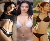 Disha vs Shraddha vs Anushka... Whom will you choose in bikini?? from anushka nude xossip