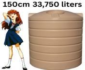 Did you know that Asuka Langley Soryu is 150 cm tall or 4&#39;11 feet? in comparison a stallion can ejaculate between 50-100ml per ejaculation, which means 33,750 ejaculations or 3,375 liters of horse semen is the same as Asuka&#39;s height from 100ml