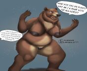 This idiot read out some kind of curse spell on me, and now Im stuck as a hefty bear woman, caught somewhere between anthro and feral and hes not being very helpful about it, I dont think I can change back now! (RP) from telugu now 2022 now