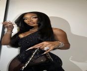 I joined swapping with the stars to get a little break from my body thats when i was paired up with megan thee stallion we swapped for a week and currently enjoying the time of my life in her body from megan thee stallion looks hot in black at the 2021 glamour women of the awards 32 jpg