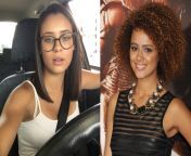 Daniela Melchior vs Nathalie Emmanuel. Pick one to have sex with. Also pick one who you think is a better dicksucker from a herdeira daniela melchior