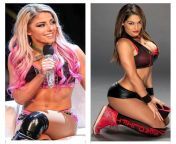 Alexa Bliss vs Nikki Bella (Part 3) - Buck Naked Match from alexa bliss naked pussy bindu madhavi nude and naked without xxx video